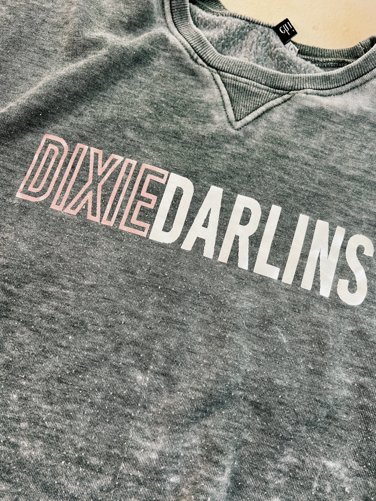 Dixie Darlins Charcoal Pullover